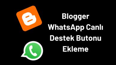 Blogger'a WhatsApp Destek Butonu Nasıl Eklenir